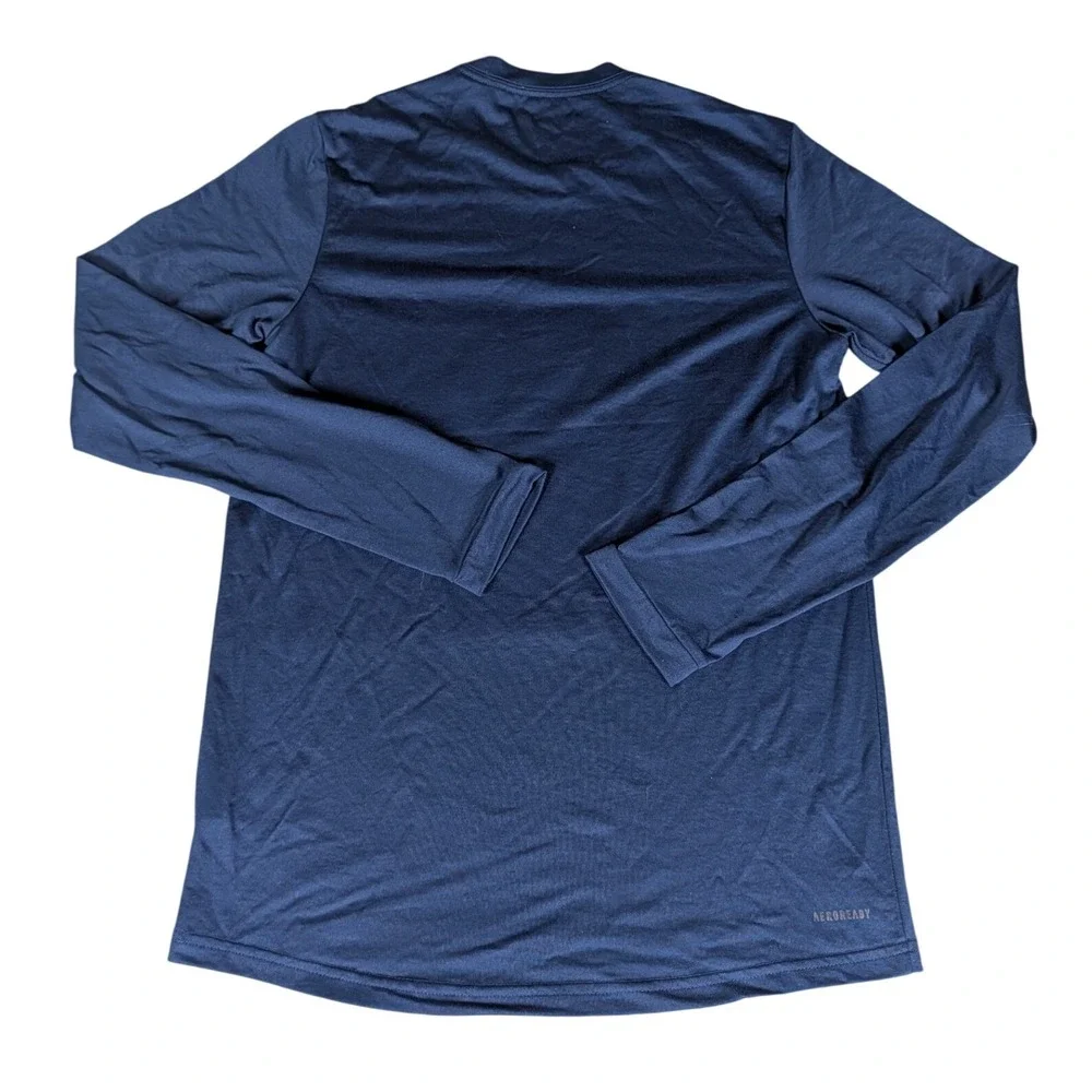 Adidas FC Dallas MLS Long Sleeve Training Shirt Navy Blue Dallas Til I Die‎ XS